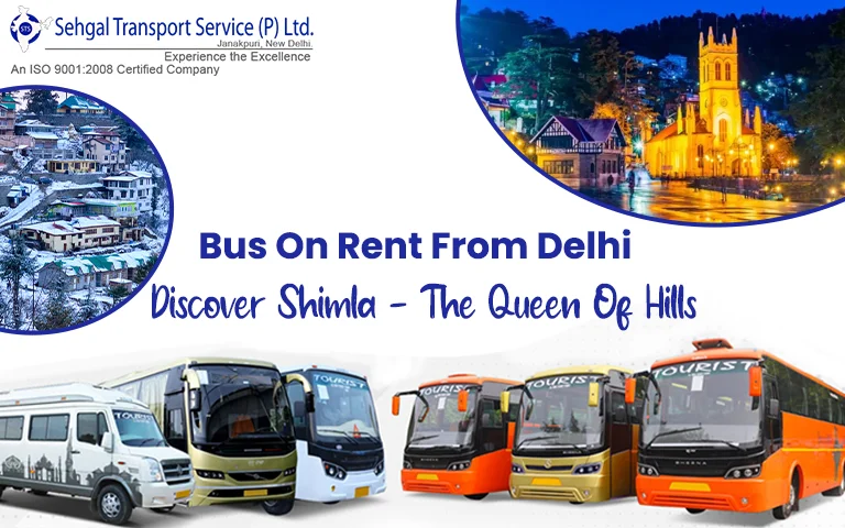 Bus on rent in Delhi to Shimla