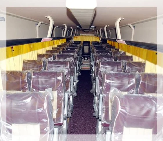 45-Seater Volvo Coach with Washroom