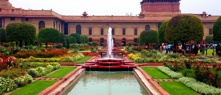 Majestic Mughal Garden of Rashtrapati Bhawan