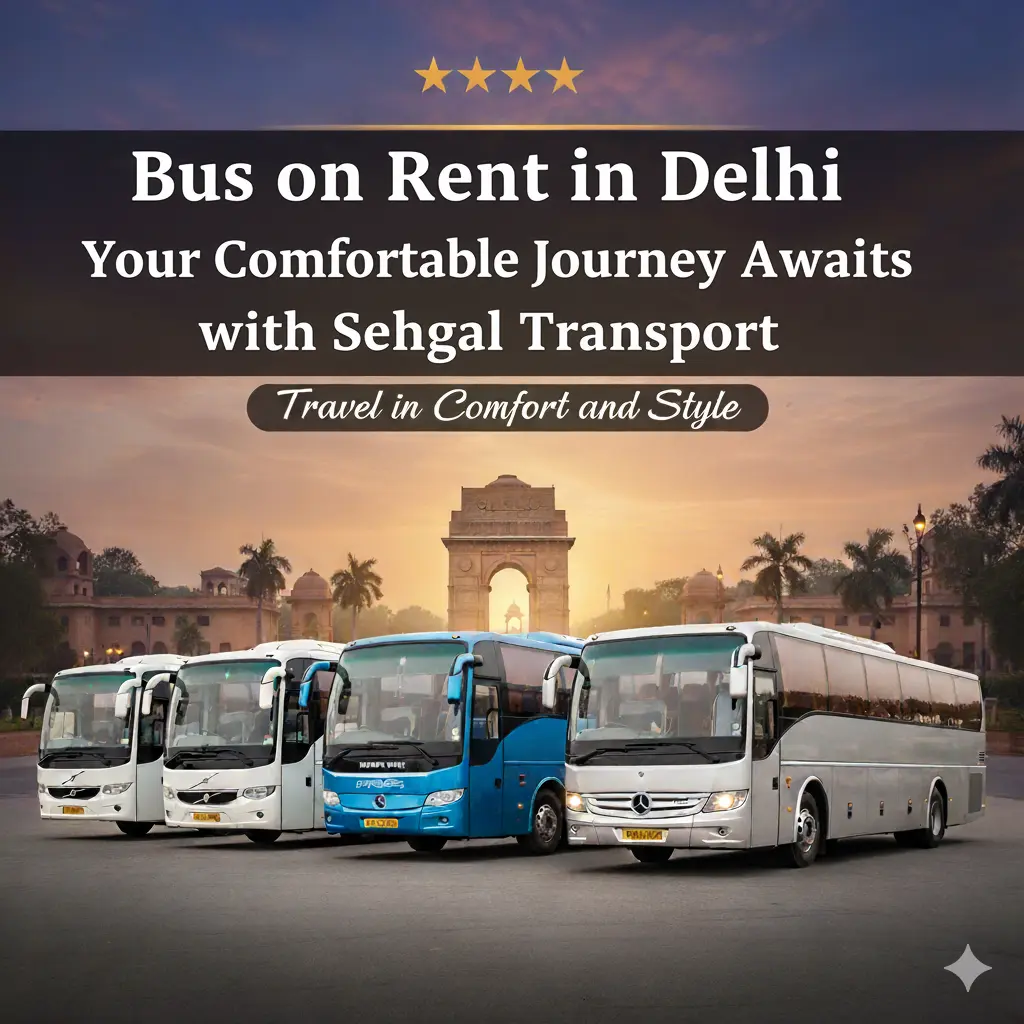 Bus on Rent in Delhi - Your Comfortable Journey Awaits with Sehgal Transport