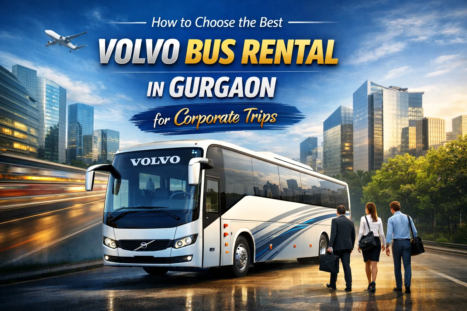 Volvo Bus Rental in Gurgaon